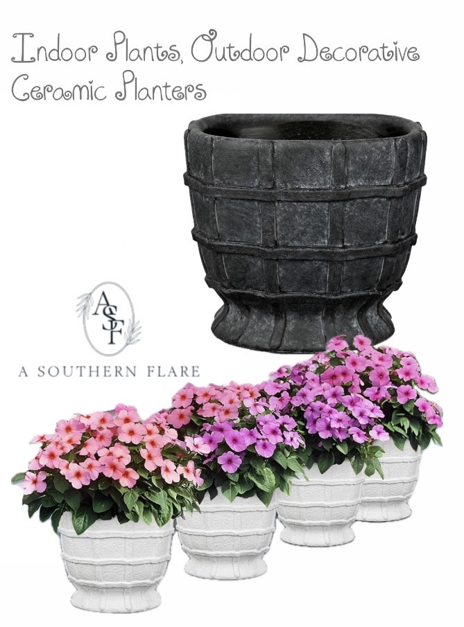 These planter pots are perfect for any indoor or outdoor space. Bring some life to your home decor! #HomeDecor #PlanterPots