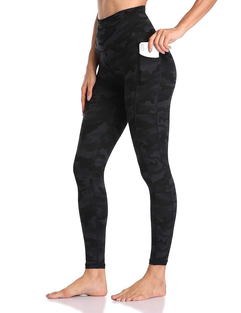 Colorfulkoala Women's High Waisted Yoga Pants 7/8 Length Leggings with Pockets | Amazon (US)