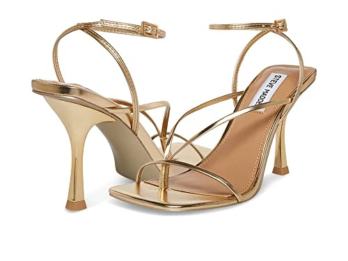 Steve Madden Women's Annie Heeled Sandal, Champagne, 9.5 | Amazon (US)