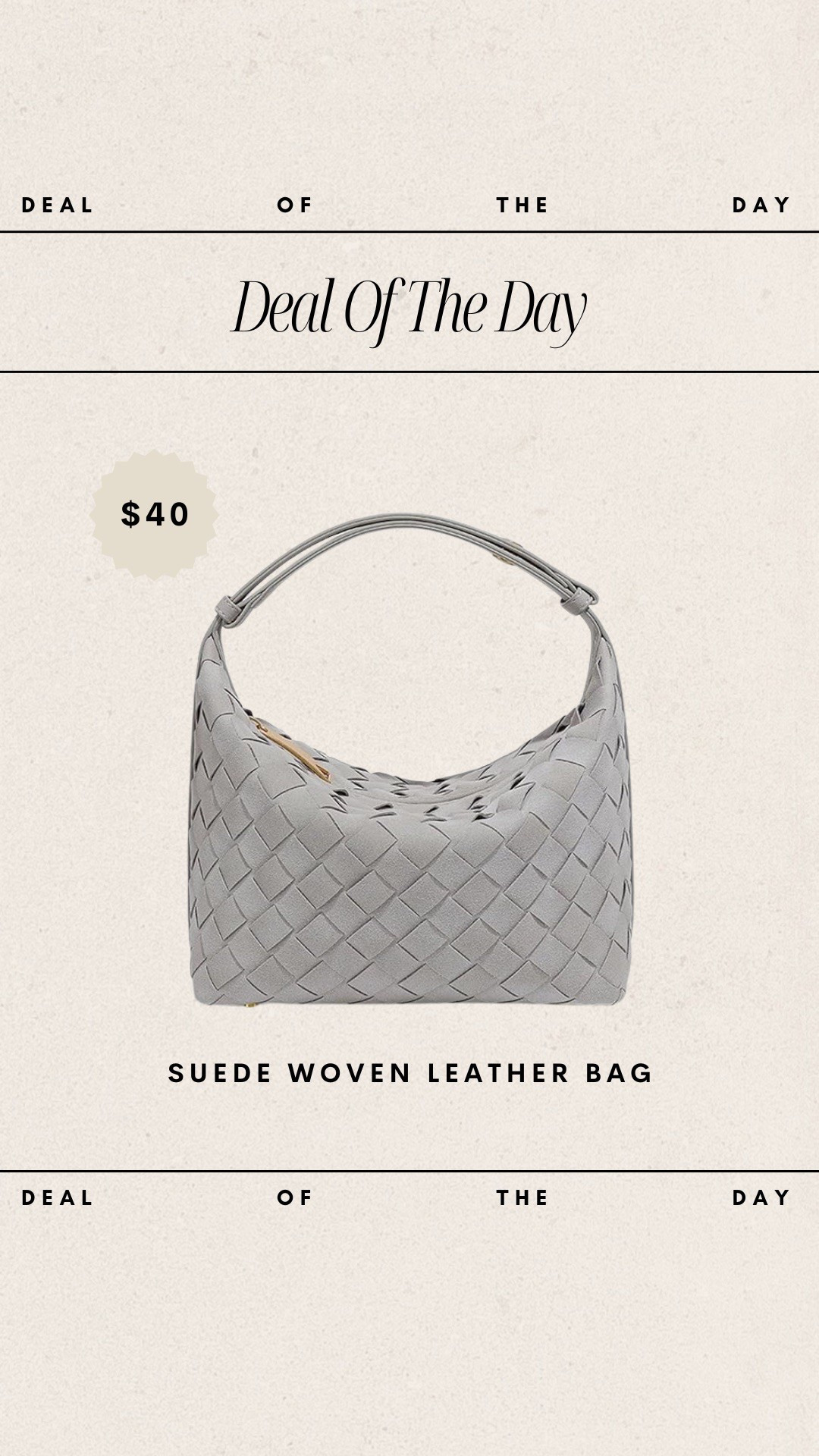 Deal of the Day - Amazon Suede Woven Bag // only $40!

amazon finds, amazon fashion, amazon bag, suede bag, bag trends

#LTKSeasonal #LTKFindsUnder50 #LTKStyleTip