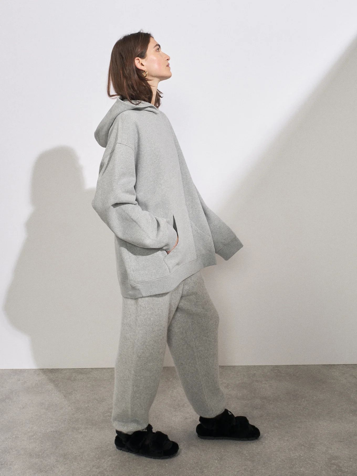 Cotton-blend oversized hoodie | Matches (UK)