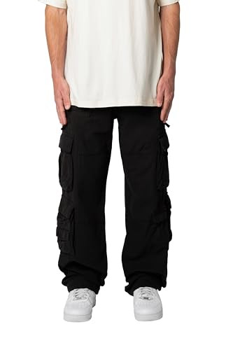 mnml Men's Military Cargo Pants Black | Amazon (US)