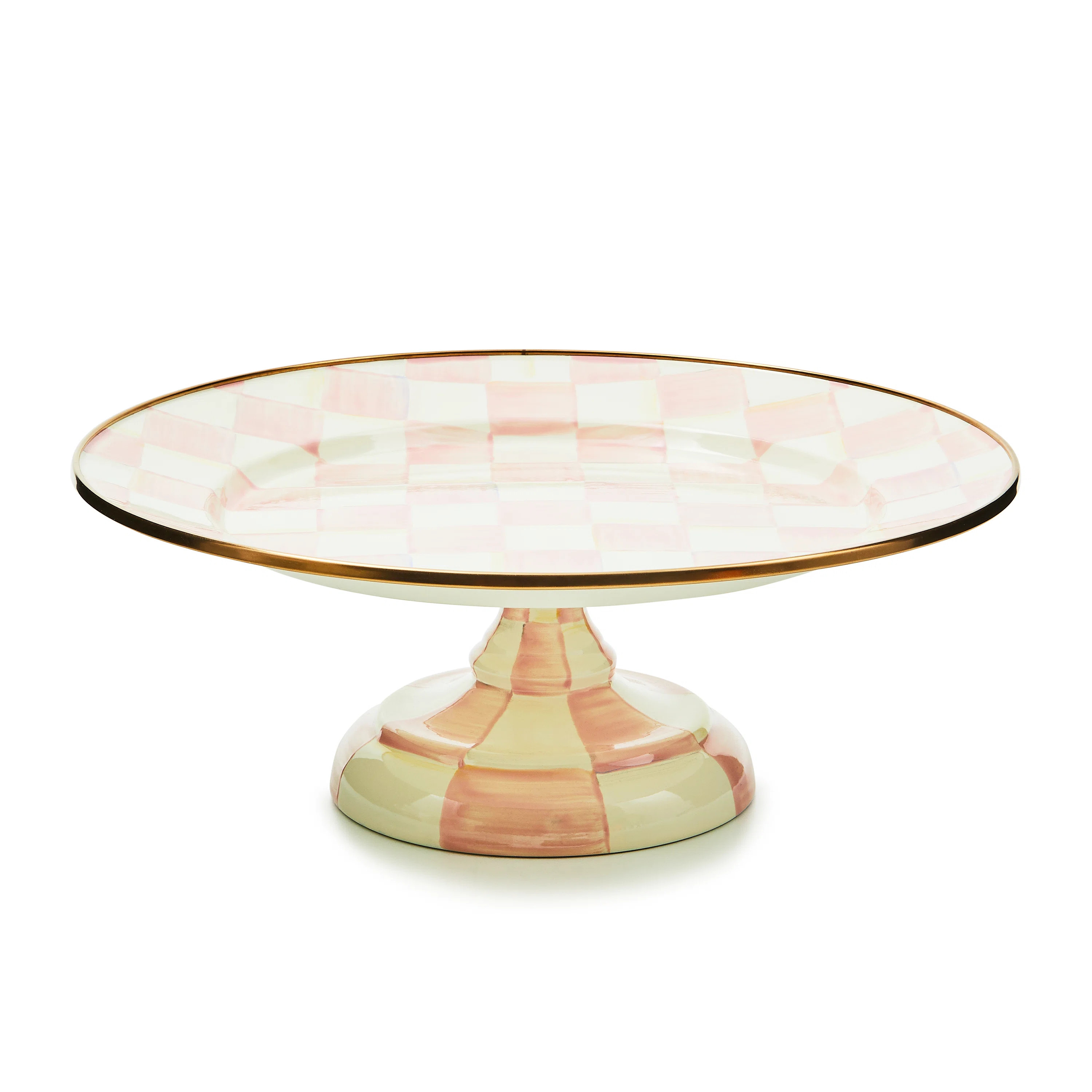 Rosy Check Small Pedestal Platter | Wayfair North America