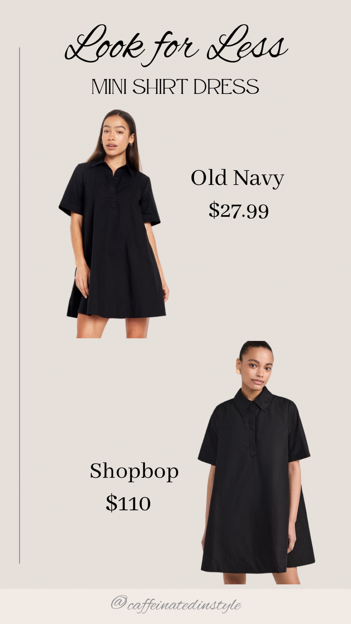 Look for less// mini shirt dress

I have seen the Old Navy one in person, it is so cute and great quality!! Looks like it runs big + boxy, I suggest sizing down one

#LTKfindsunder50 #LTKsalealert #LTKmidsize