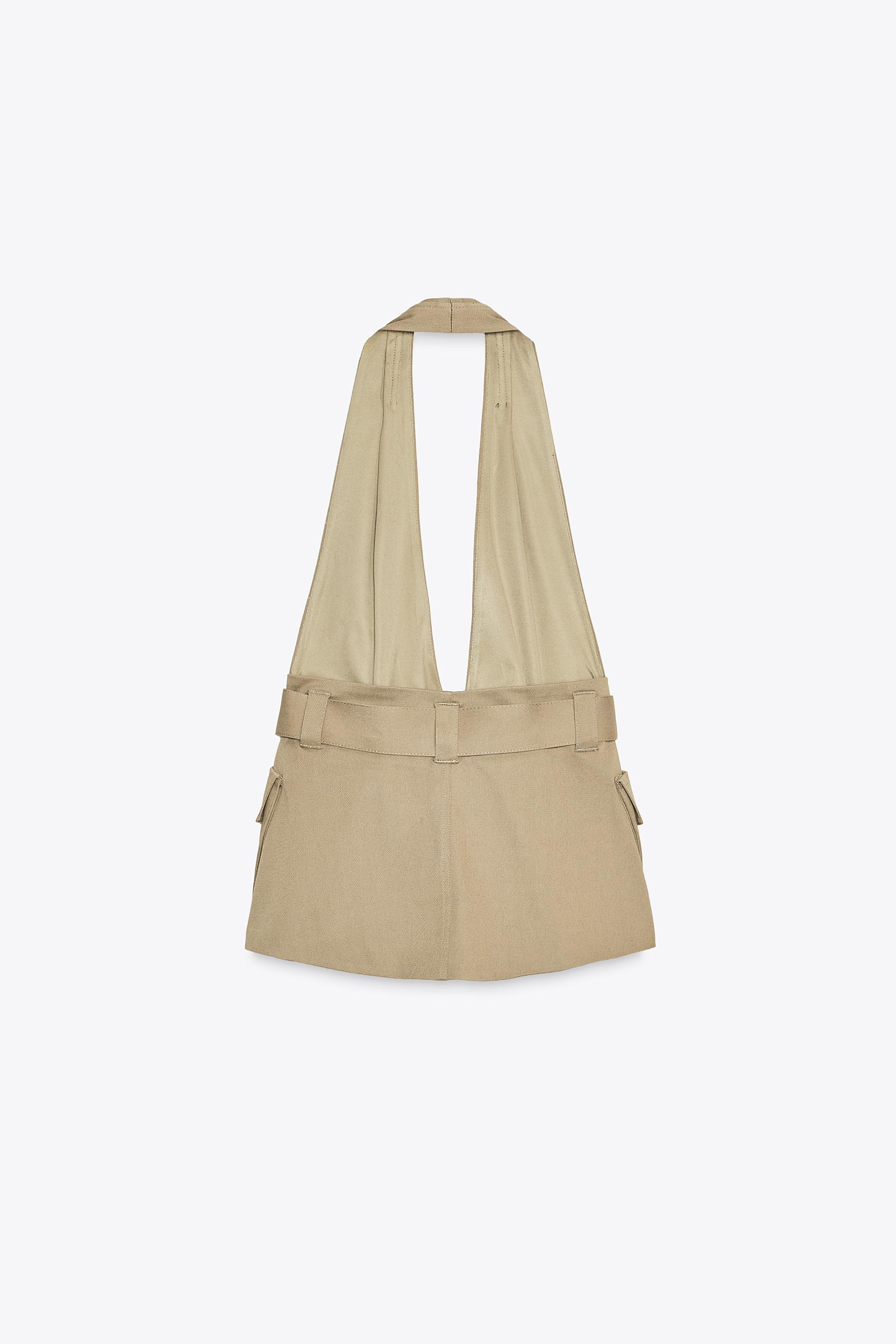 POCKET HALTER TOP | Zara US