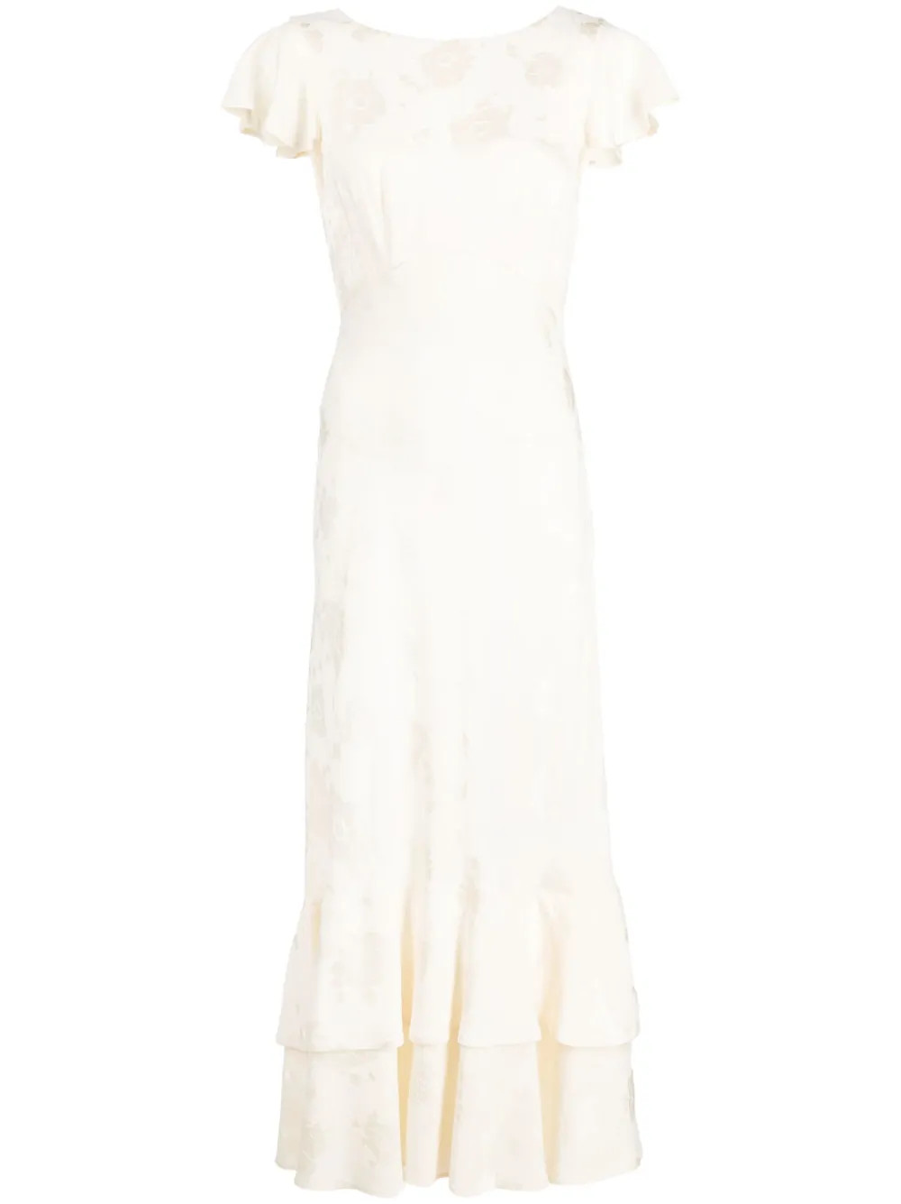 Rixo Liberty floral-jacquard Maxi Dress - Farfetch | Farfetch Global