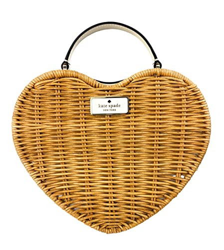 Kate Spade New York Love Shack Heart Wicker Crossbody | Amazon (US)