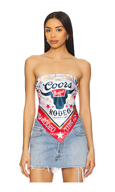 x REVOLVE This Ain't My First Coors Rodeo Bandana
                    
                    The La... | Revolve Clothing (Global)