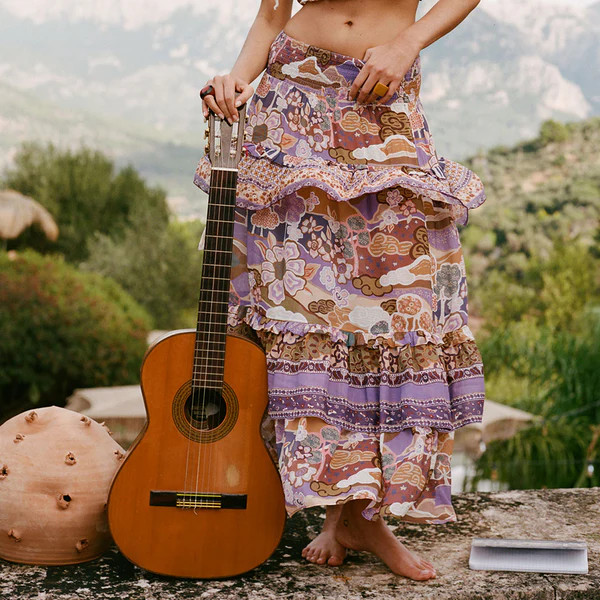 Dancing Valley Ra-Ra Maxi Skirt | Spell Designs (USA)