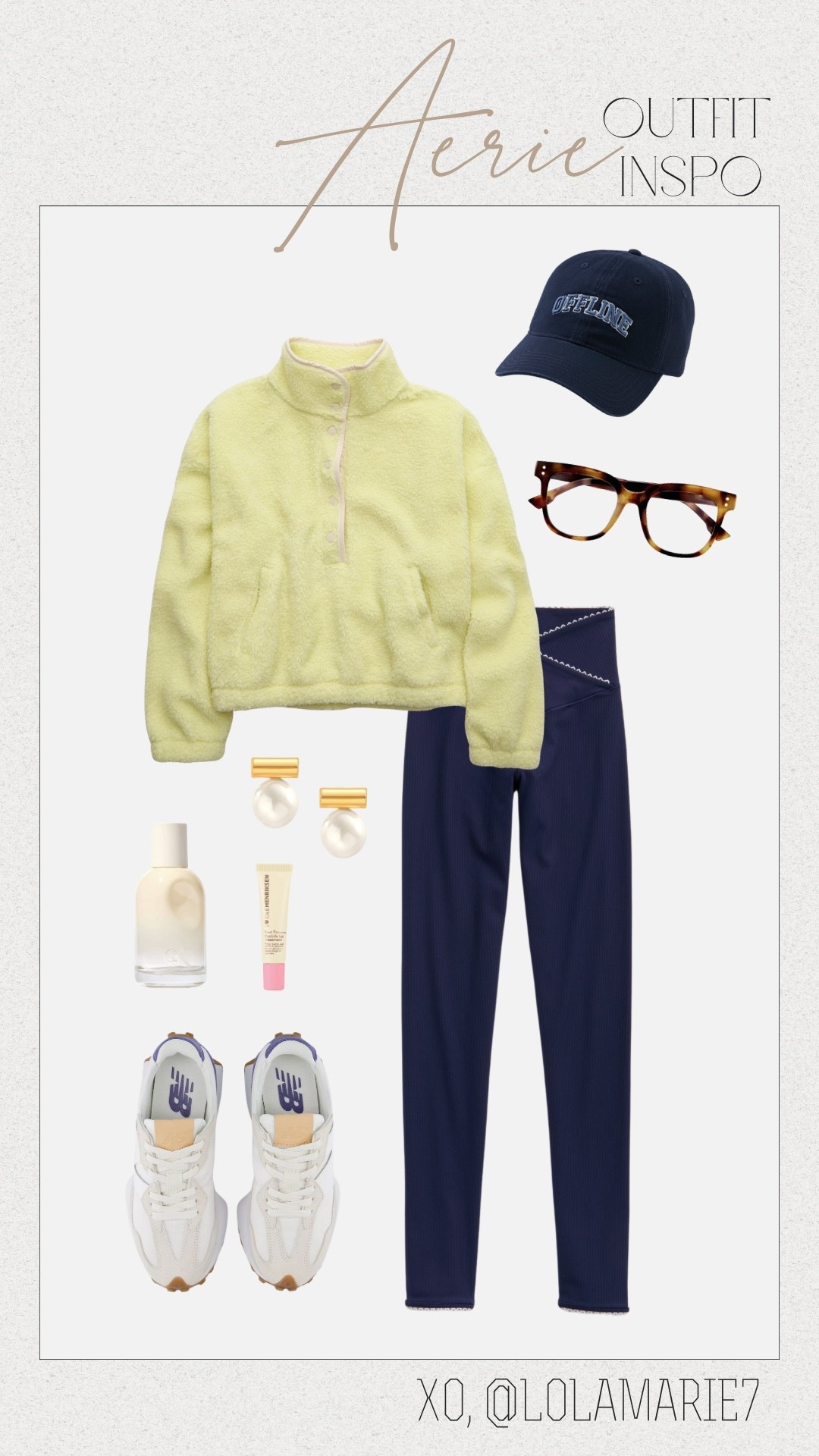 Aerie outfit inspo 🤍

25% off new balance 
30-40% off aerie

#aerie #athleisure #outfitinspo

#LTKActive #LTKSaleAlert #LTKootd