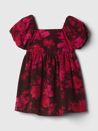 babyGap Puff Sleeve Corduroy Dress | Gap (US)