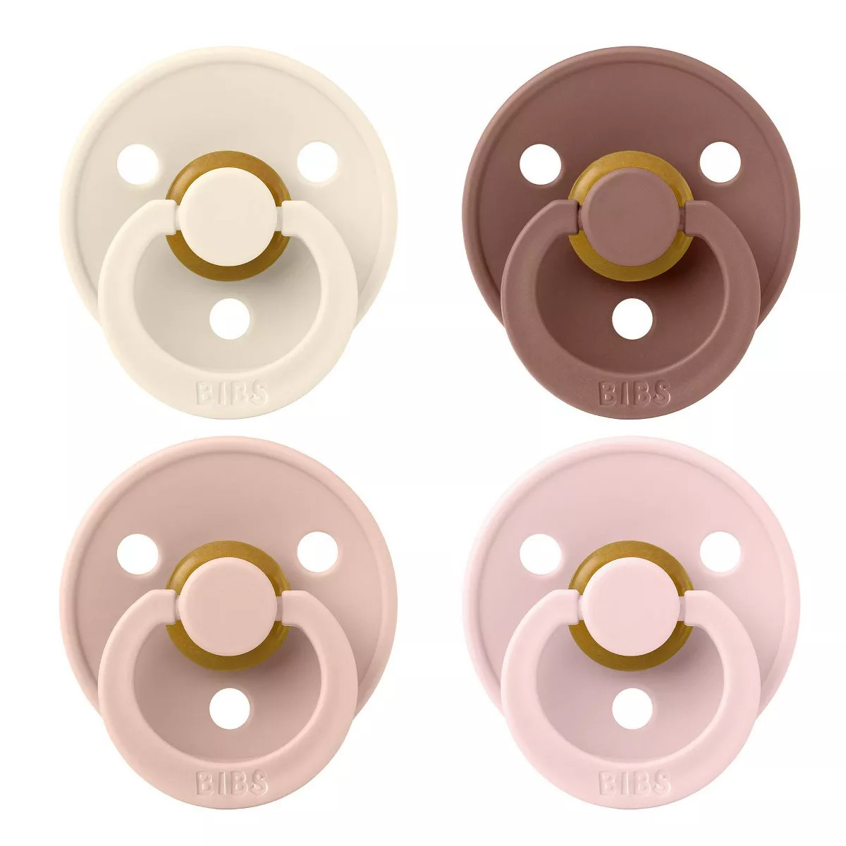 Bibs Colour Latex Pacifier - 4pk | Target