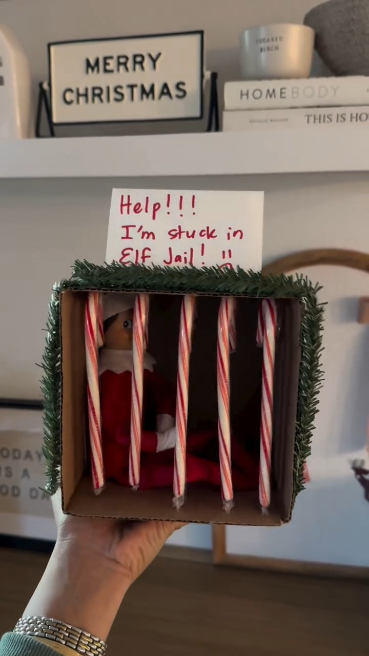 what was he up to that he ended up in jail over night?!🤔😅👮🏻‍♂️🚓

#elfontheshelf #elfontheshelfidea #christmasideas #kidschristmas #christmastraditions #elvesontheshelf