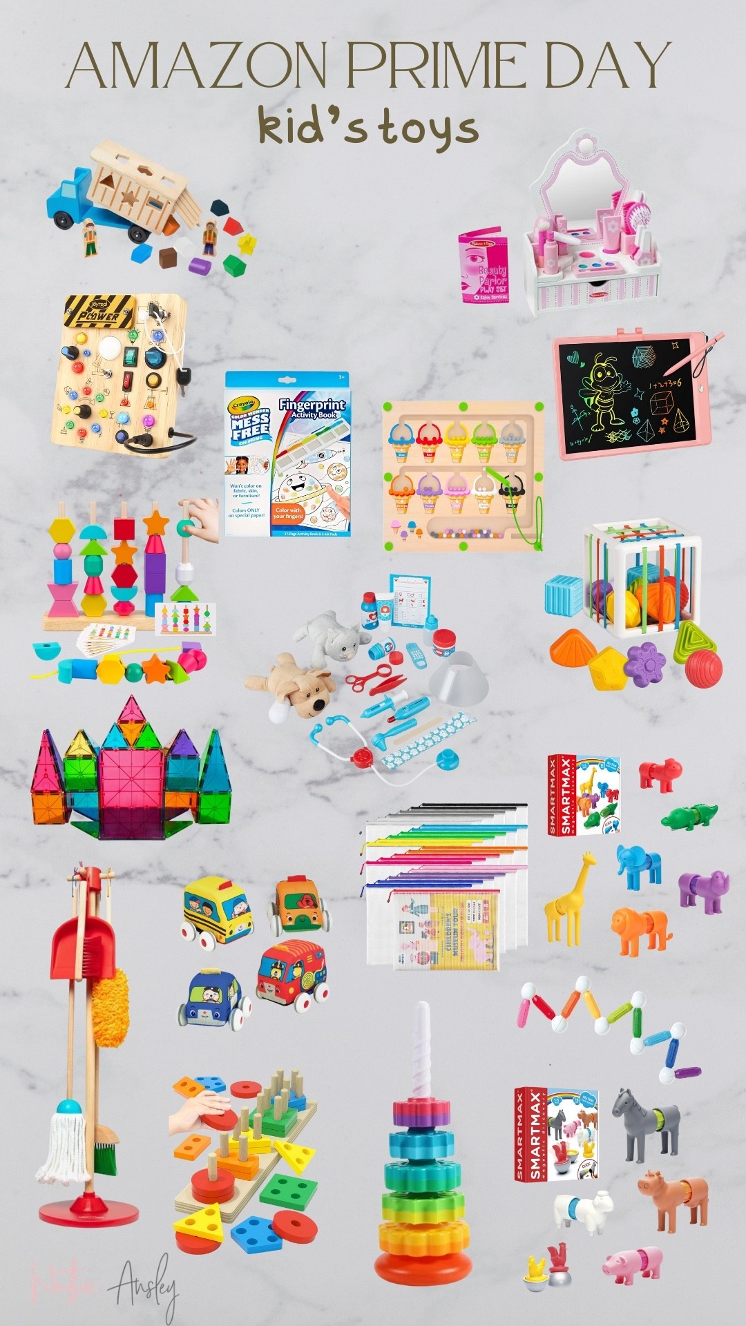 Shop Amazon Prime Day Toys on sale here! Great for babies, toddlers and kids! Stock up for birthdays and Christmas now 

Puzzles , make up | toys | cleaning supplies | mop | broom | sweep | shapes | Montessori | drawing board | mess free paint | magna tiles | magnetic | bust board | trucks | bags | zipper pouch | kids | baby | christmas | gifts | prime day 


#LTKKids #LTKSaleAlert #LTKBaby