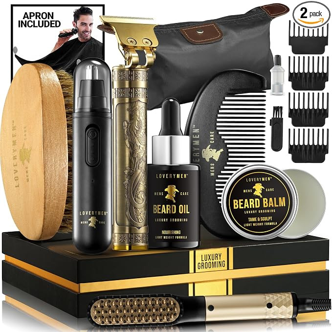 Grooming Beard Kit, Fathers Day Gift Ideas for Husband, Dad Gifts for Fathers Day, Beard Trimmer,... | Amazon (US)