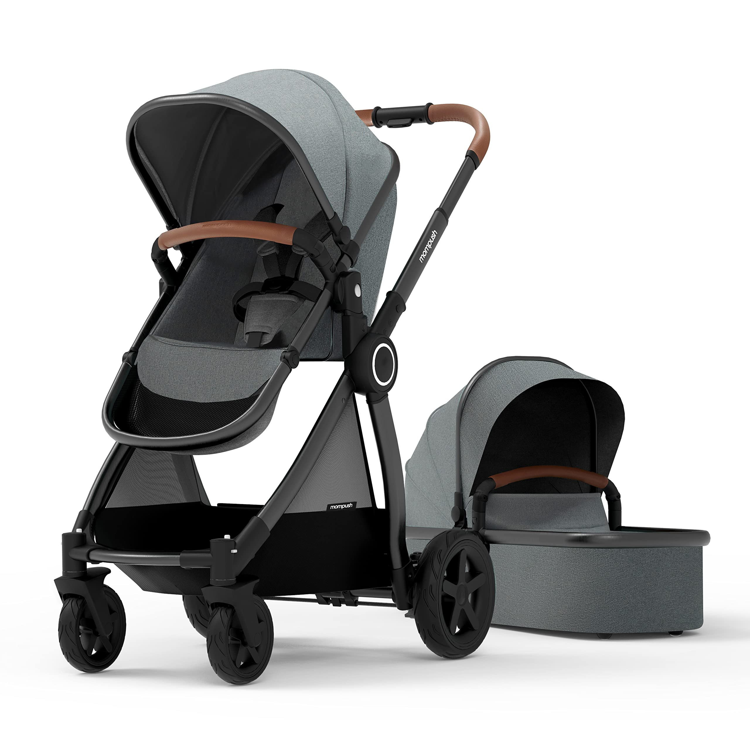 Mompush Ultimate2 Baby Stroller with Removable Bassinet - Full-Size Baby Strollers for Comfortable O | Amazon (US)