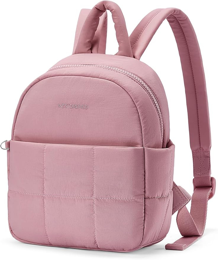WESTBRONCO Mini Backpack for Women Nylon Small Fashion Backpacks Purse Puffer Lightweight Backpac... | Amazon (US)