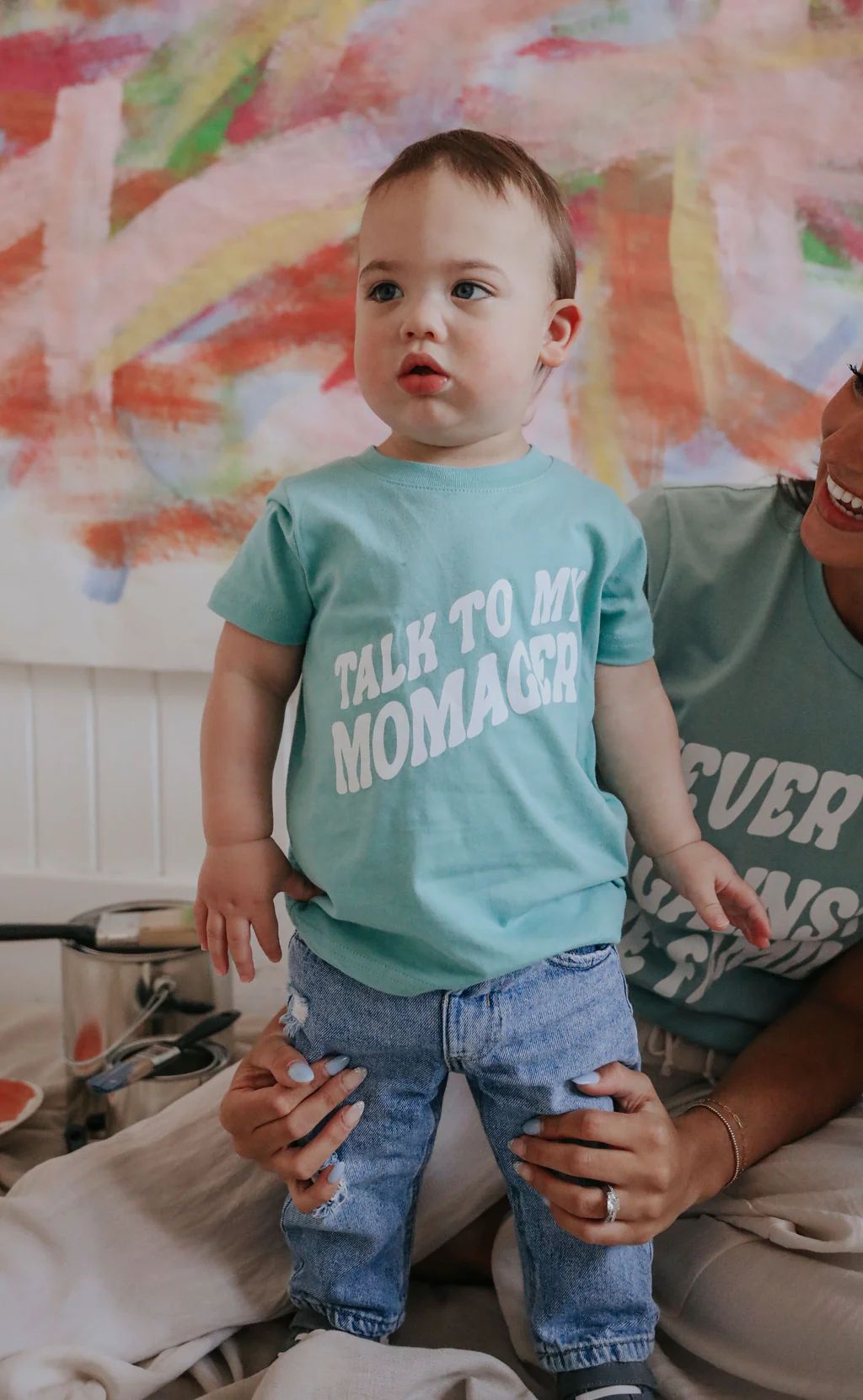 friday + saturday: momager toddler tee | RIFFRAFF