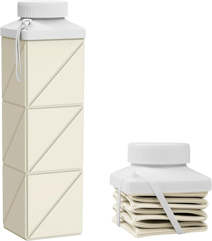 24oz Collapsible Water Bottles–Food-Grade,BPA-Free,Leakproof,Lightweight,Foldable Design Perfec... | Amazon (US)