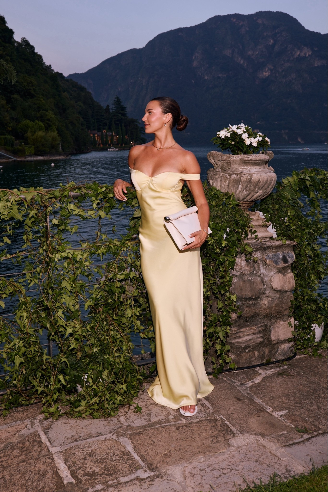 Dinner in Lake Como !! can’t believe this dress is on Amazon (wearing size small)! 🍋

Italian summer, Amazon finds, summer essentials, yellow dress, maxi dress, formal, European, kitten heels, bag, accessories, dinner date night, purse