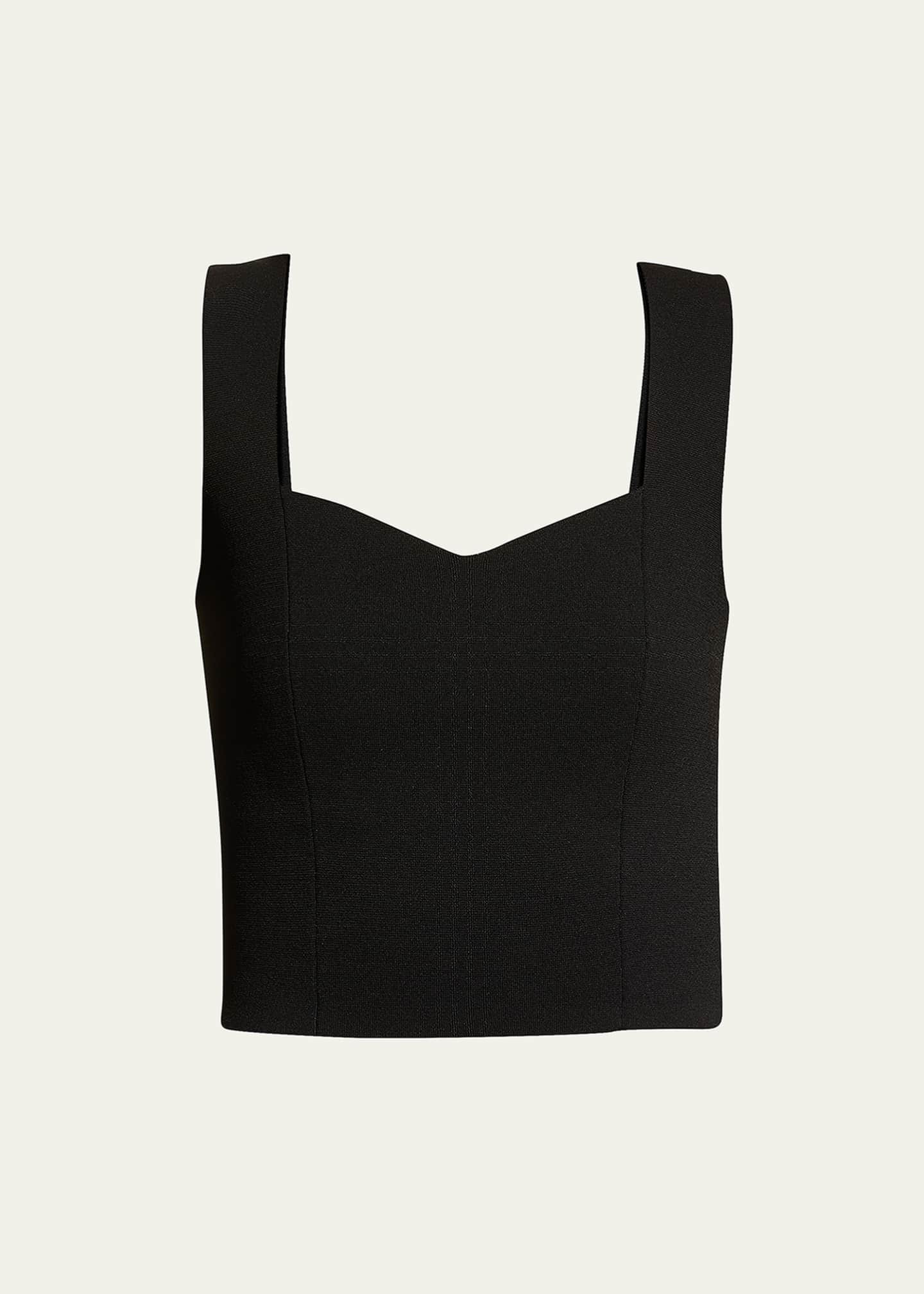 A.L.C. Jordana Seamed Cropped Tank Top | Bergdorf Goodman