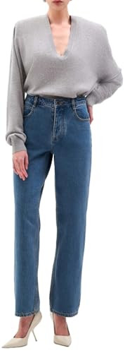 Ronny Kobo Women's Landen Sweater, Light Grey, Small | Amazon (US)