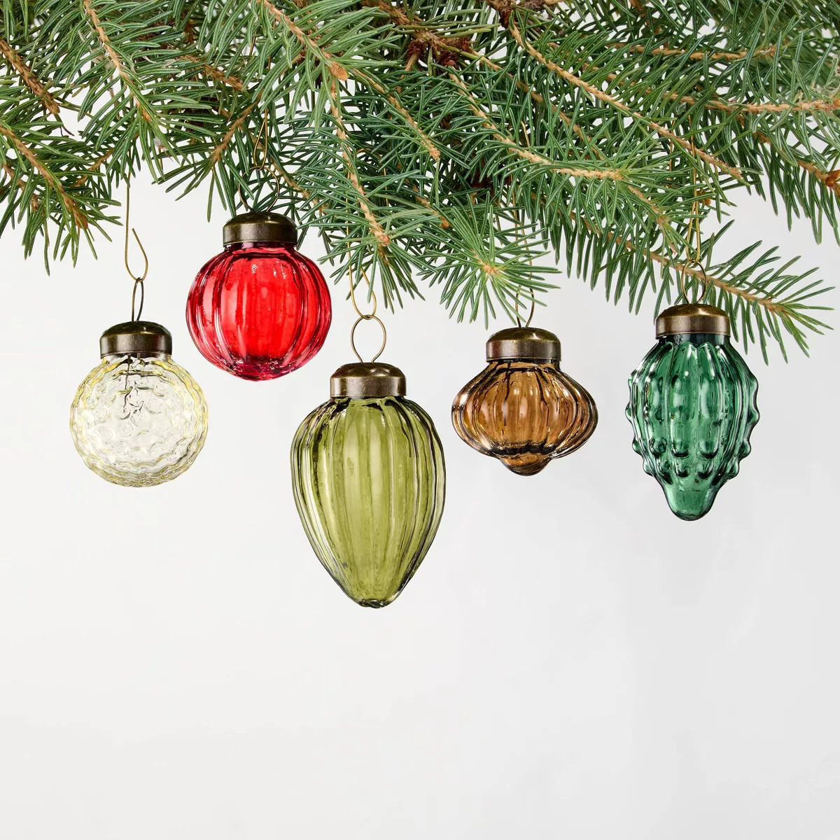 25pk Mini Vintage Glass Ornaments - Hearth & Hand™ with Magnolia | Target