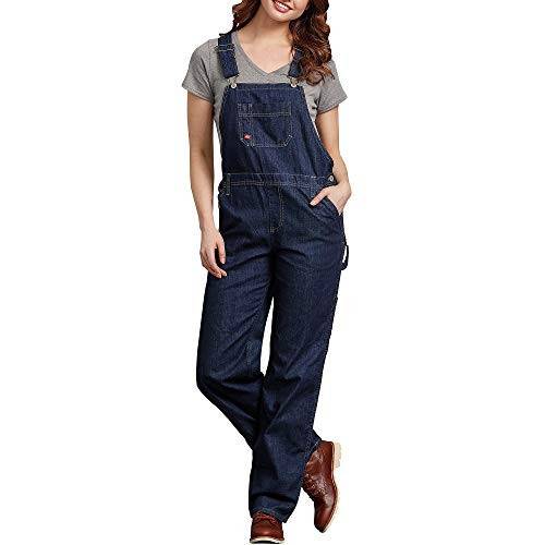 Dickies womens Denim Bib overalls, Dark Indigo, X-Small US | Amazon (US)
