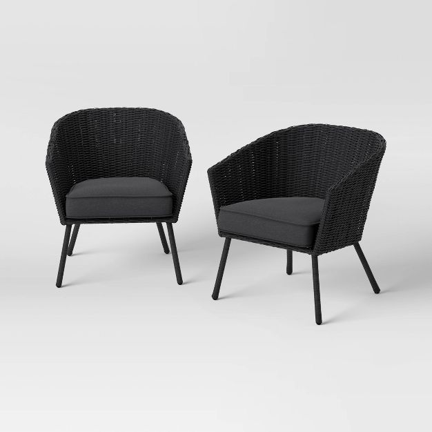 Eliot 2pk Patio Club Chairs – Threshold™ | Target