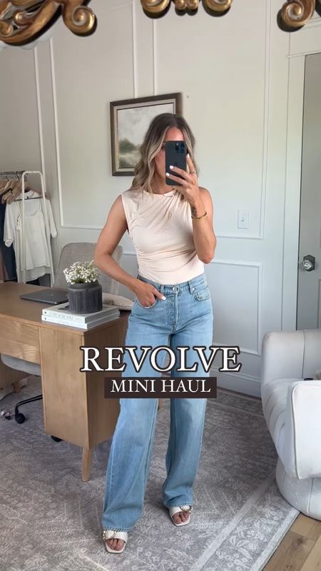I love REVOLVE for their quality basic + unique finds 😍 These jeans went viral the first time I shared them so I thought a second wash was appropriate 🤪 they are favs of mine + super lightweight making them the perfect jeans for summer! (Everything tts) 

#LTKSeasonal #LTKStyleTip