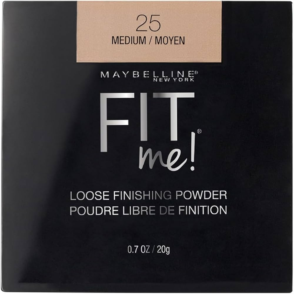 Maybelline Fit Me Loose Setting Powder, Face Powder and Finishing Makeup, Medium, 1 Count | Amazon (US)