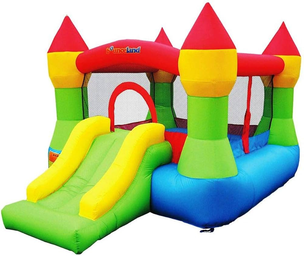 Bounceland Bounce House Castle with Basketball Hoop Inflatable Bouncer, Fun Slide, Safe Entrance ... | Amazon (US)