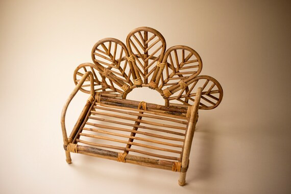 Flower Bamboo Bench - Etsy | Etsy (US)