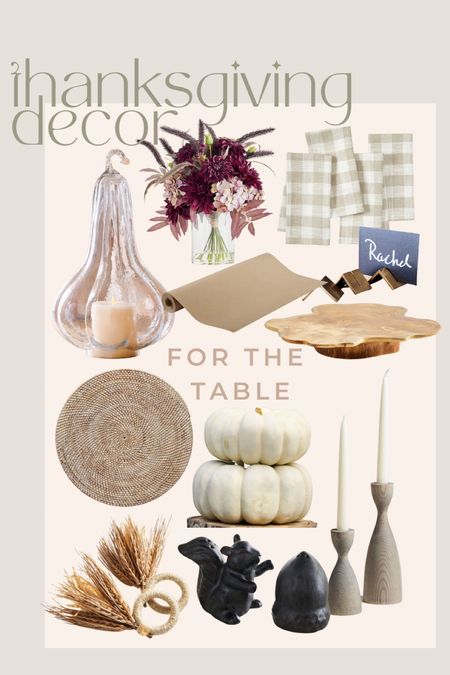 Thanksgiving decor for the table | decorate your dining room table 

#LTKSeasonal #LTKstyletip #LTKhome