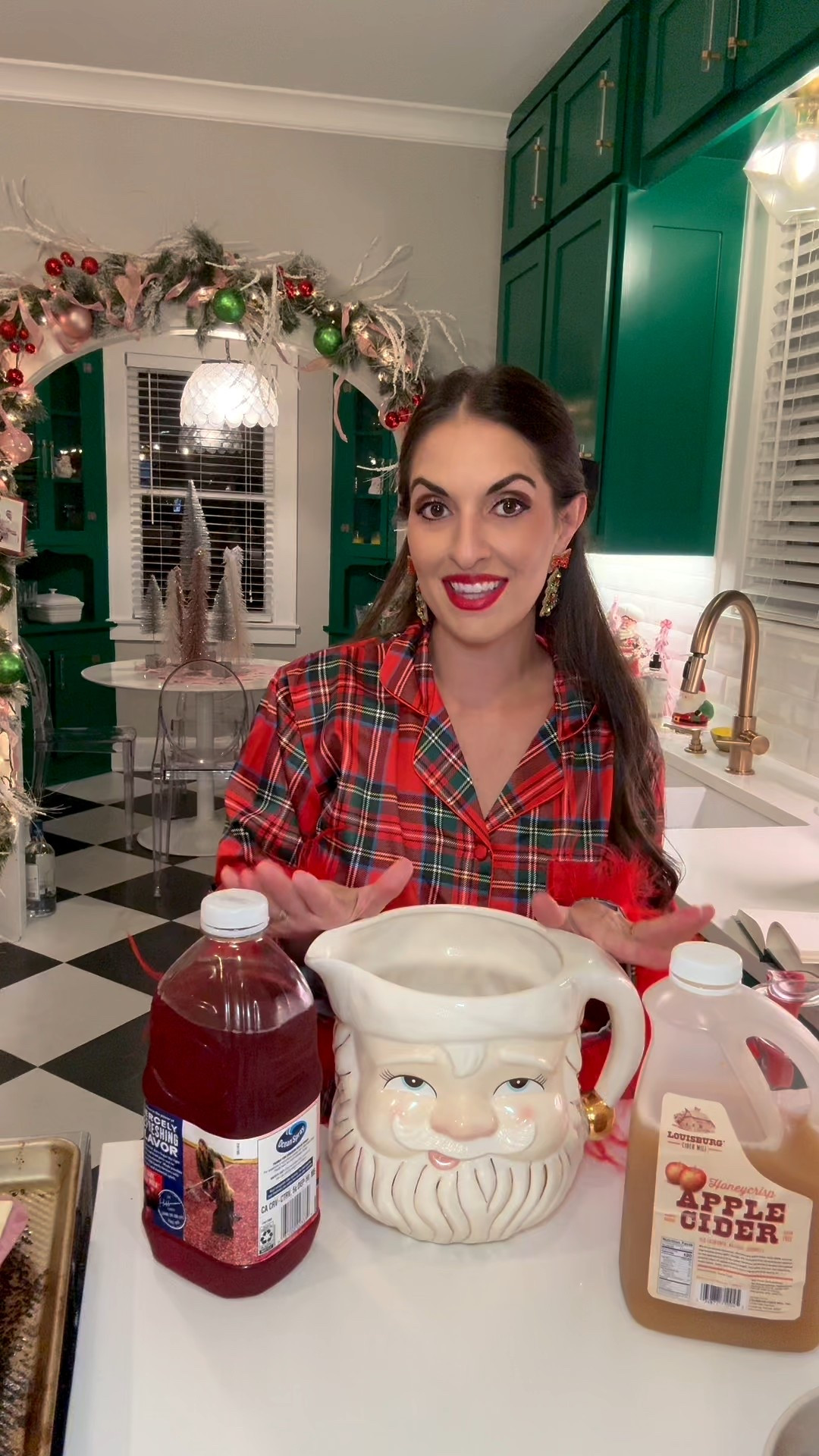 Holiday Apple Punch in my favorite pitcher 

#LTKHoliday #LTKHome