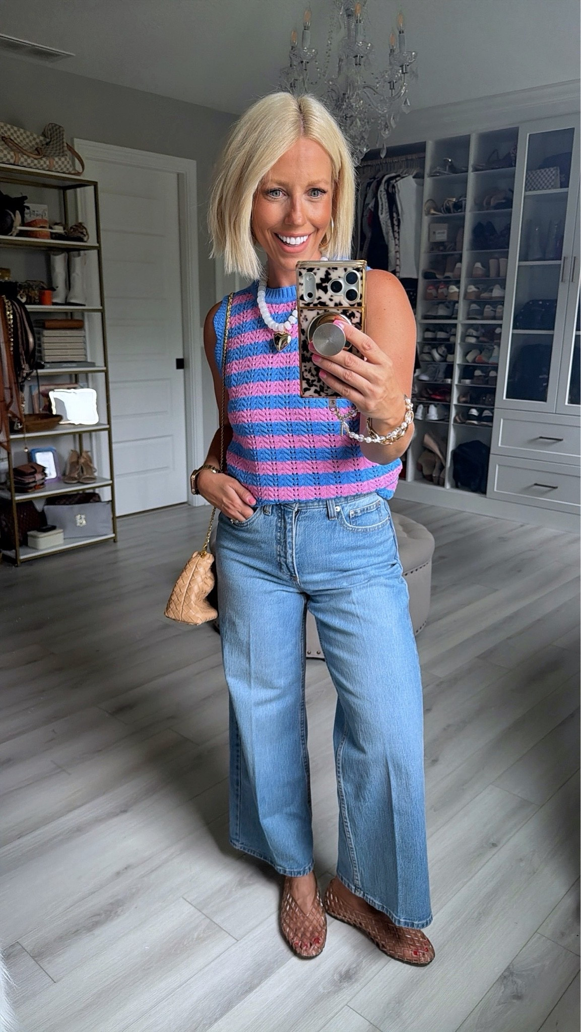 The find that made me say “what did I come in here for?!” 

Blue + pink + giving designer vibes without the designer price tag 💙🩷✨

This Walmart knit tank looks SO much more expensive than it is—and the quality + feel?! 👏🏼 Perfect with jeans, shorts, or dressed up for an elevated everyday look.

✨ Affordable fashion
✨ Walmart fashion finds
✨ Walmart new arrivals
✨ Elevated basics

⬇️⬇️⬇️
Tank medium
Jeans size 4

Comment LINK and I’ll send it your way! 🛍️

#LTKmomlife #LTKootd #LTKSeasonal