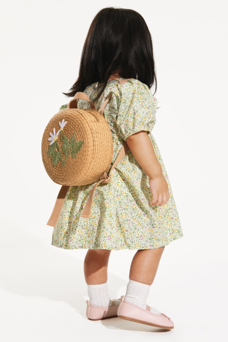 Puff-sleeved Patterned Dress | H&M (US + CA)