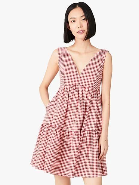 mini gingham vineyard dress | Kate Spade (US)