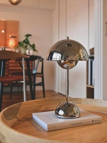 Modern Flower Bud Lamp 12" Cordless Touch Lamp Dimmable 2600mAh Rechargeable Desk Lamp Nordic Min... | Amazon (US)