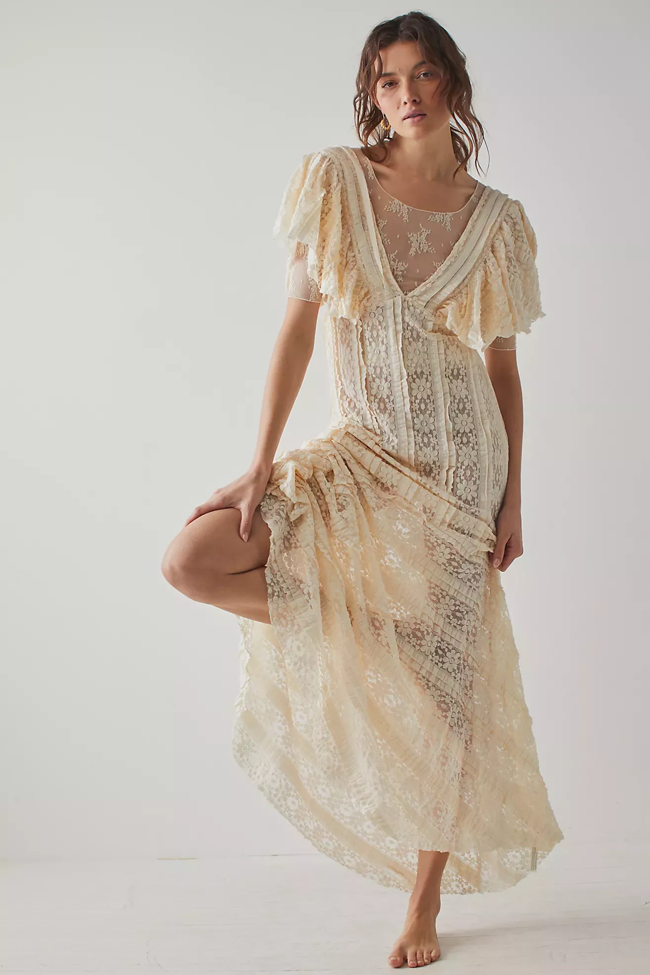 Amelia Lace Maxi Dress, Free People