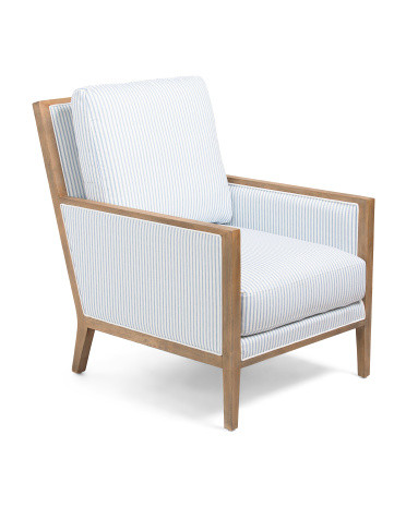 28x37.75 Solid Wood Frame Celia Accent Chair | TJ Maxx