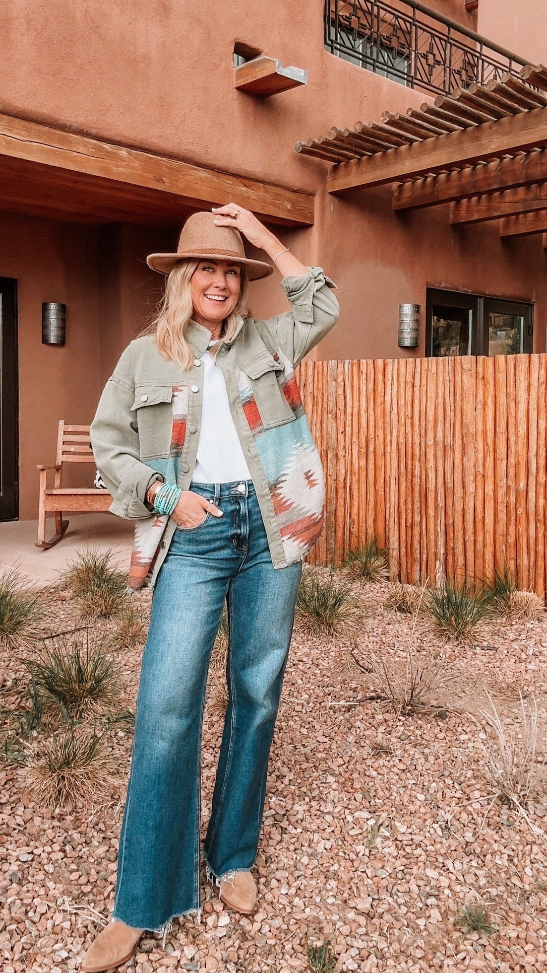 The dress code said Santa Fe! 

#LTKOver40 #LTKTravel #LTKFindsUnder50