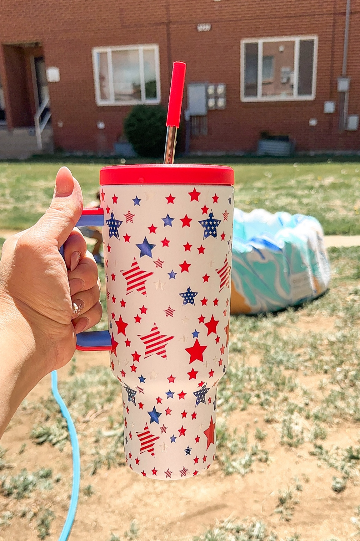 Meoky 40oz tumbler - red, white, and blue stars

#LTKSeasonal #LTKSaleAlert #LTKHome