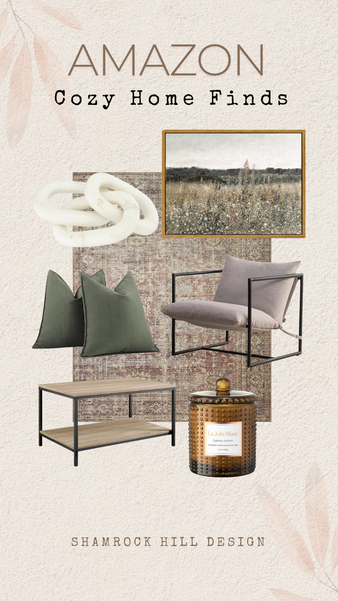  Some of our tried and true pieces for staging cozy spaces. 
@amazon
@shamrockhilldesign
 

#LTKHome #LTKFindsUnder50 #LTKStyleTip