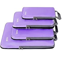 BAGAIL 4 Set/5 Set/6 Set Compression Packing Cubes Travel Accessories Expandable Packing Organize... | Amazon (US)