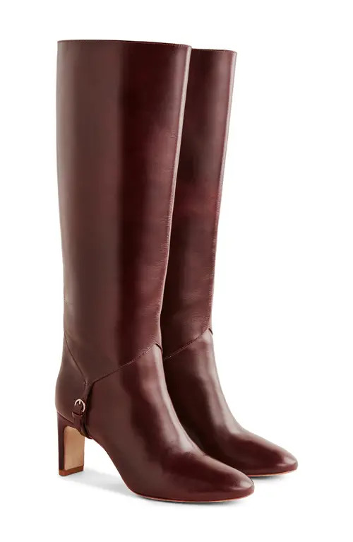 Reformation Gaelle Knee High Boot in Ruby at Nordstrom, Size 11 | Nordstrom