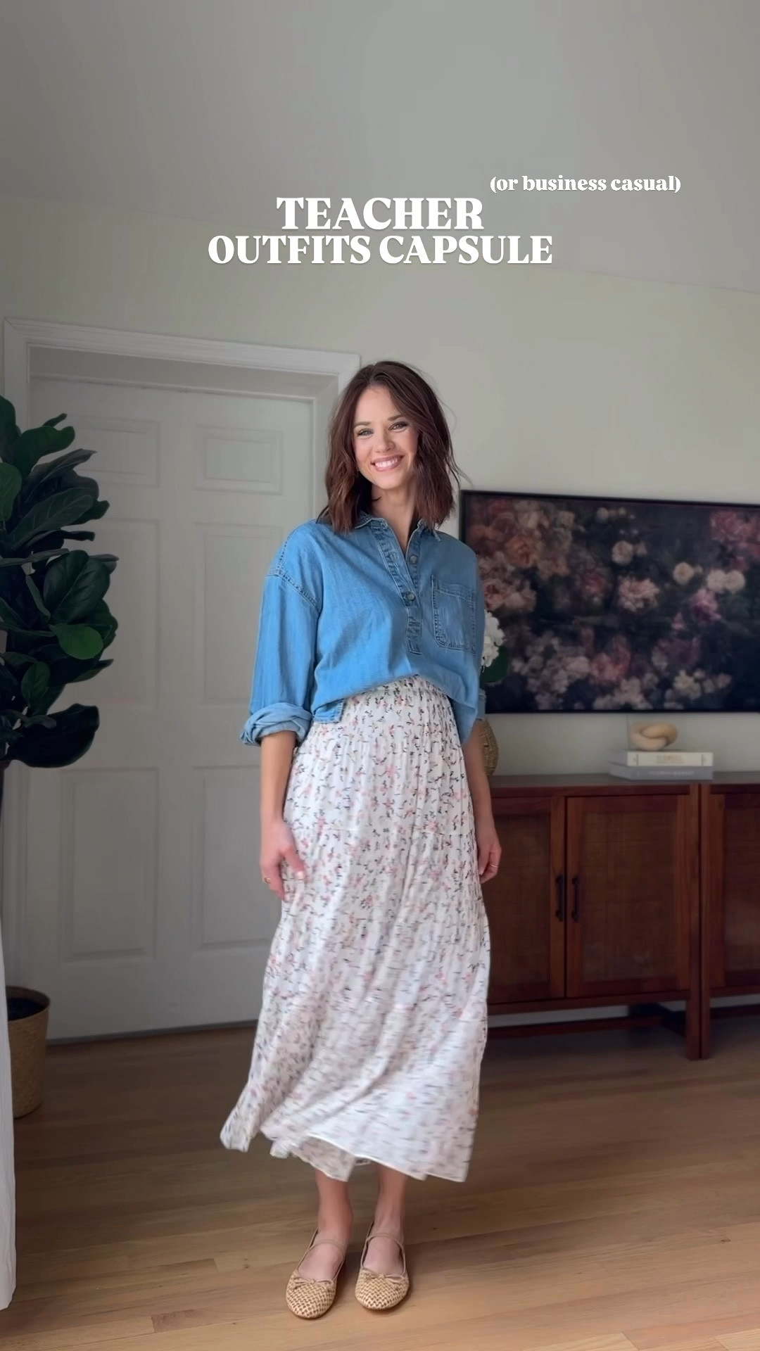 Teacher outfits // teacher outfit // business casual outfit // workwear //

wearing smalls in everything (but need XS in navy skirt) except olive denim is size 4 and tan sweater is one size. 

trousers color is “beige short” but wearing regular length at 5’7. 

linked similar denim jacket + blazer! 

#LTKSeasonal #LTKStyleTip #LTKBacktoSchool