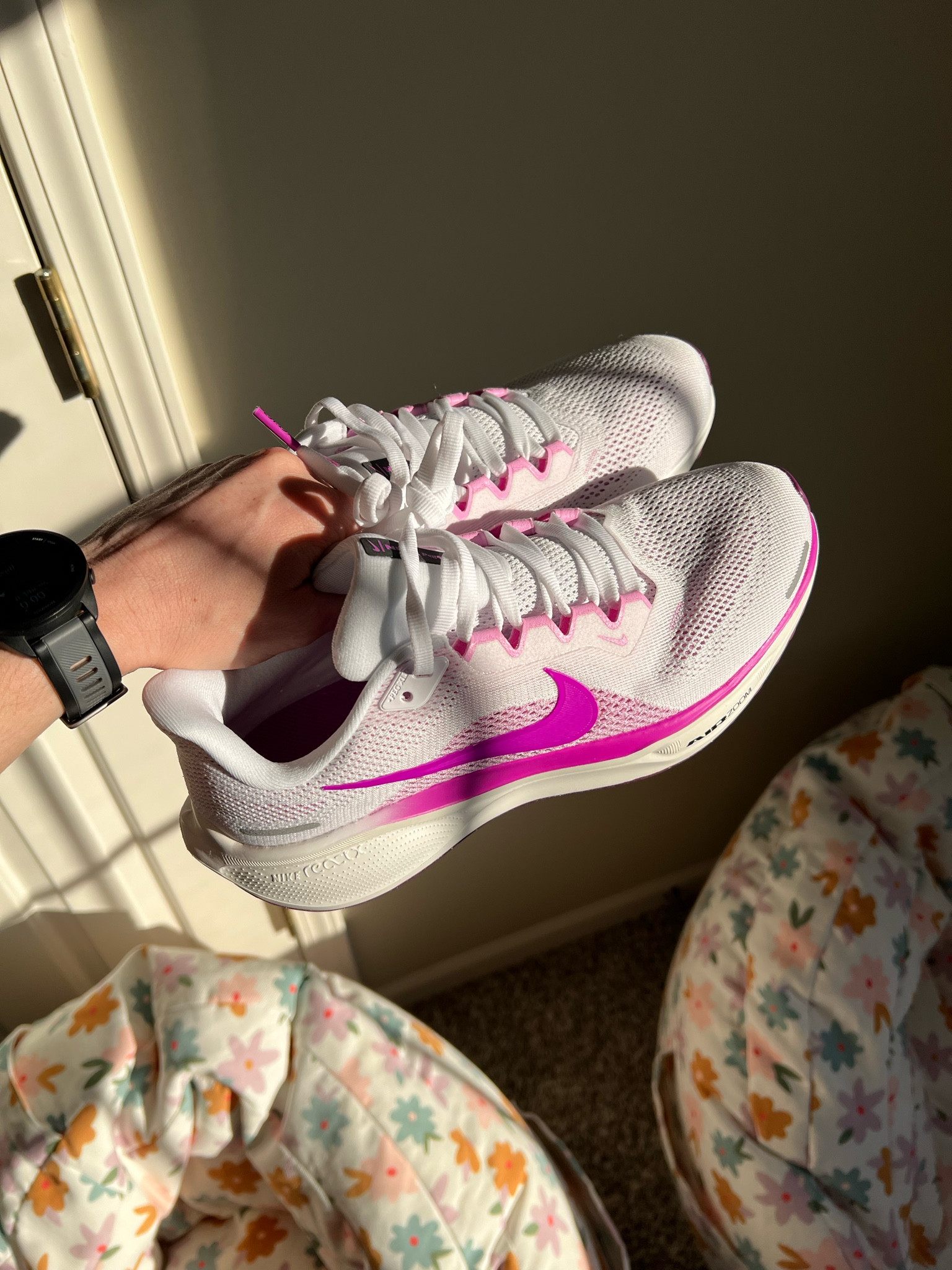Nike Pegasus. Neutral running shoe that has the perfect balance of cushion and support. Lightweight and a smooth ride. On sale and under $100!

#LTKActive #LTKShoeCrush #LTKFitness