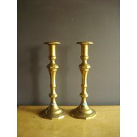 Extra Large 15"" Brass Candle Stick Pair - Set Of Two Vintage Holder 15 Inch Tall Candlesticks | Etsy (US)