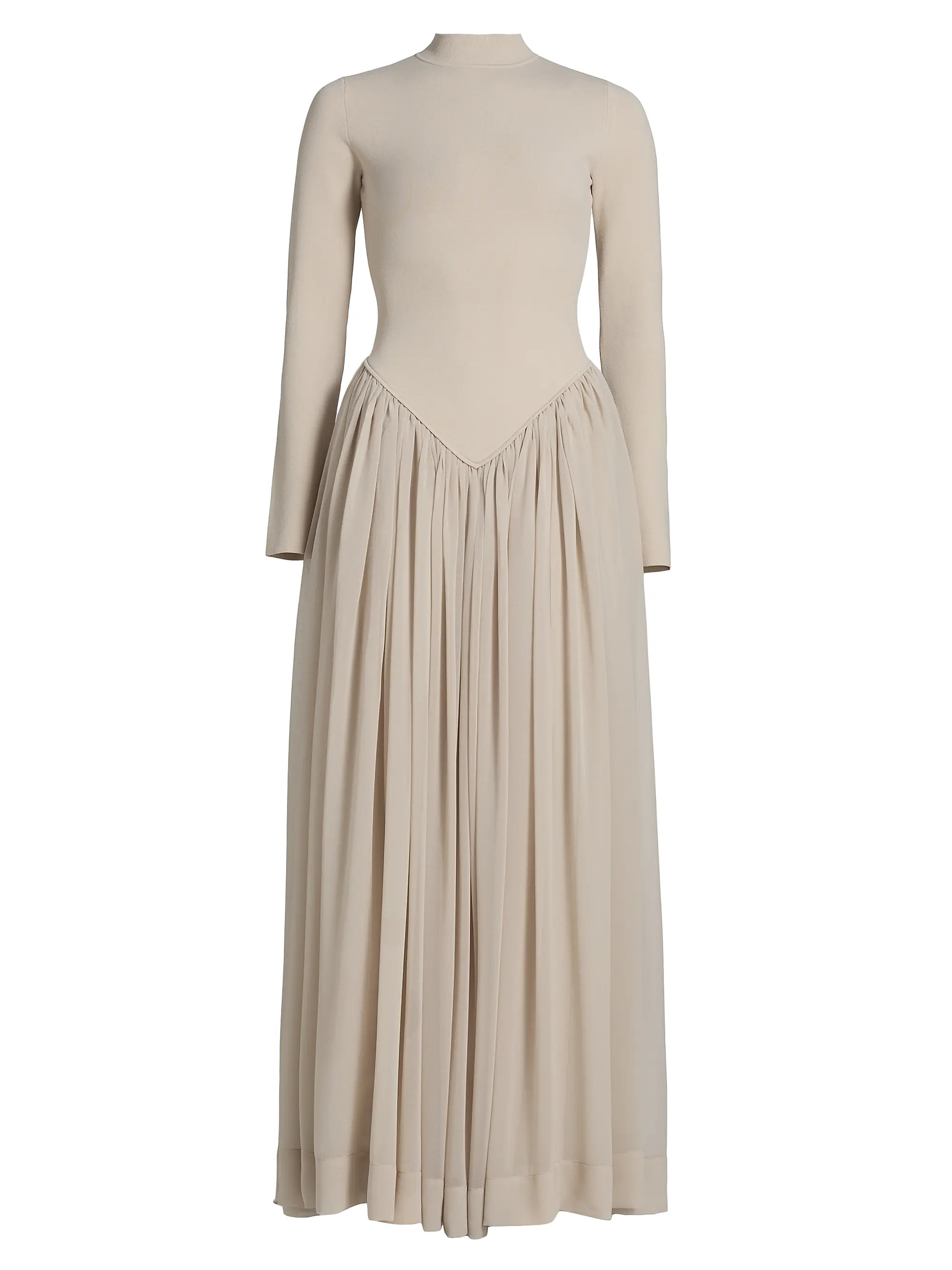 Ronny Kobo Speck Knit Long-Sleeve Maxi Dress | Saks Fifth Avenue | Saks Fifth Avenue